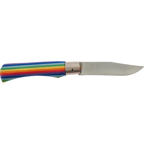 Нож Old Bear Rainbow XL, W1.4060 steel, wood handle, rainbow
