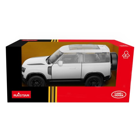Машинка Rastar Land Rover Defender 90 1:43 ц:белый