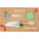 Набор ножей Opinel Le Petite Chef ц:зеленый