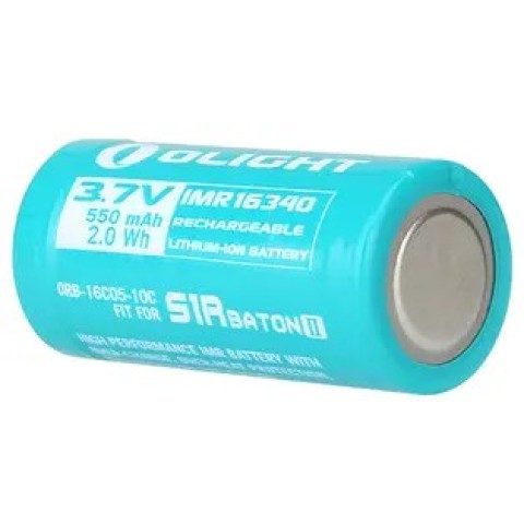 Аккумуляторная батарея Olight IMR16340 (СR123), 550mAh, Li-ion