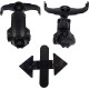 Крепления для наушников Ops-Core AMP Helmet Rail (На шлем ARC Rail) ц:black