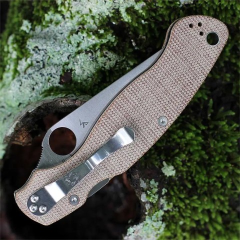 Нож Spyderco Military 2, Micarta ц:brown