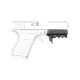 Адаптер-крепление Recover Tactical GR43 для Glock 43/43X/48 ц:чорний