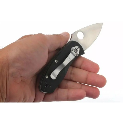 Нож Spyderco Ambitious, 8Cr13MoV, G-10 ц:black