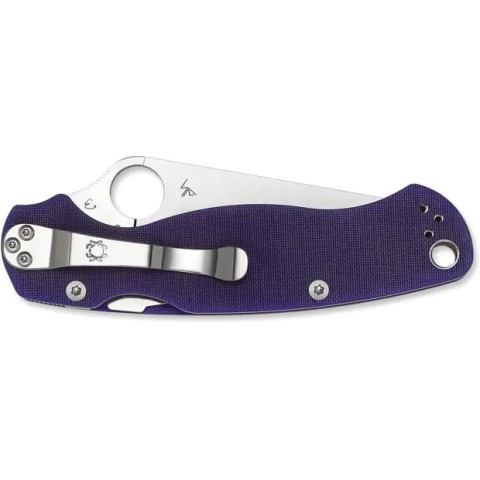 Нож Spyderco Para Military 2, S110V ц:blue