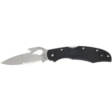 Нож Spyderco Byrd Cara Cara 2 Emerson, 8Cr13MoV, FRN, полусеррейтор ц:black