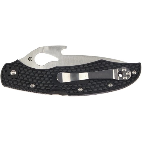 Нож Spyderco Byrd Cara Cara 2 Emerson, 8Cr13MoV, FRN, полусеррейтор ц:black