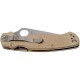 Нож Spyderco Para Military 2 Brown Micarta, CPM Cru-Wear ц:brown