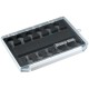 Коробка Meiho Versus Wave Tai Rubber Stopper VW-2020NS 225x190x28mm Clear