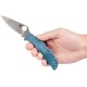 Нож Spyderco Endela, K390, FRN, серрейтор ц:blue