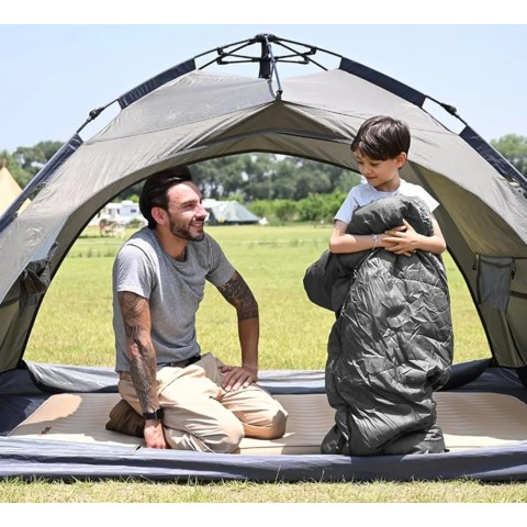Спальний мішок KingCamp Oasis 250S Comf +12°C / Lim +7°C / Extr -3°C Mediumgrey