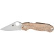 Нож Spyderco Para 3 Brown Canvas Micarta ц:brown