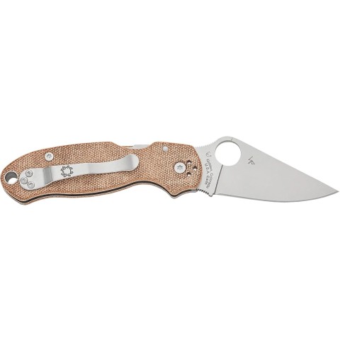 Нож Spyderco Para 3 Brown Canvas Micarta ц:brown