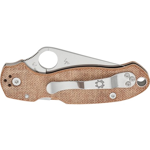Нож Spyderco Para 3 Brown Canvas Micarta ц:brown
