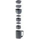 Термокружка RidgeMonkey ThermoMug DLX Brew Set Grey з набором ємностей