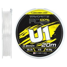 Флюорокарбон Favorite U1 FC 20m #30/0.91mm 106.2lb/48.18kg