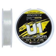 Флюорокарбон Favorite U1 FC 30m #2.0/0.235mm 8.6lb/3.89kg