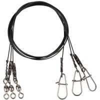Поводок Savage Gear Black7 Trace 20cm 0.35mm 7kg (3 шт/уп.)