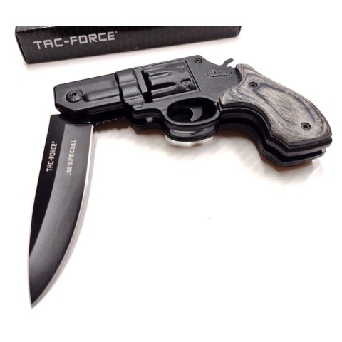 Нож Tac-Force с рукоятью в виде пистолета
