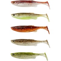 Силикон Savage Gear Fat Minnow T-Tail 105mm 11.0g Clearwater Mix (5 шт/уп)