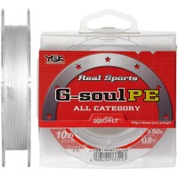 Шнур YGK Real Sports G-Soul PE 150m (белый) #0.4/0.104mm 6lb