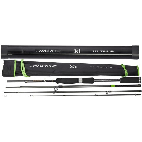 Спиннинг Favorite X1 Travel 804H 2.44m 20-50g Ex.Fast