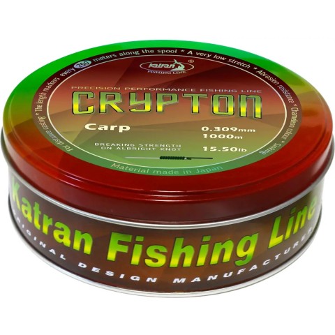 Леска Katran Crypton Carp 1000m (camo) 0.309mm 15.5lb/7.03kg