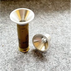 Aluminium Funnel for Caliber: 12ga (16ga) (12mm hole) - Воронка для пороха под калибр, анти-статик, цельно-точеная, алюминий