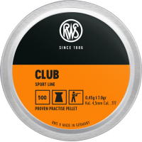 Пульки RWS Club 0,45 гр.500 шт кал.4,5 мм