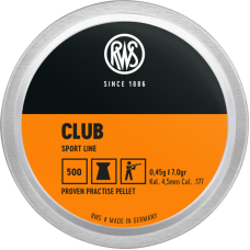 Пульки RWS Club 0,45 гр.500 шт кал.4,5 мм