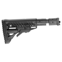 Приклад телескопічний FAB для VZ.58, з амортизатором, полімер, чорний