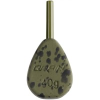 Грузило Brain In-Line Flat Lead 42g 2шт/уп Green
