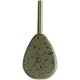 Грузило Brain In-Line Flat Lead 56g 2шт/уп Green