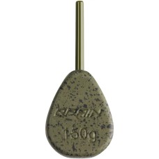 Грузило Brain In-Line Flat Lead 150g 2шт/уп Green