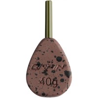 Грузило Brain In-Line Flat Lead 42g 2шт/уп Brown