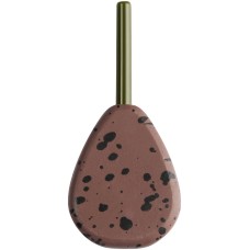 Грузило Brain In-Line Flat Lead 110g 2шт/уп Brown