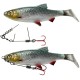 Оснастка Savage Gear SS Corkscrew Stinger 3G 1X #1 16kg Red + BN (2 шт/уп)