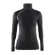 Active Extreme Zip Turtle Neck LS Woman