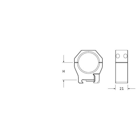 Кільця AUDERE  PSR™ Gen2  Diam 34mm H37