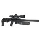 Пневматична редукторна гвинтівка FX Airgun Leopard Black Sniper Bottle .177 кал