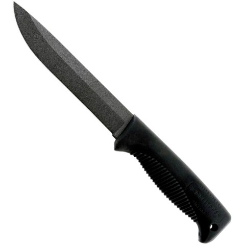 Нож Peltonen M95, покрытие PTFE Teflon, чёрный, черный композитный чехол