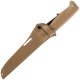 Нож Peltonen M95, покрытие PTFE Teflon, coyote, coyote композитный чехол