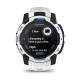 Смарт-годинник Garmin Instinct 3 (45 мм) Solar білий камінь/білий/синя блискавка