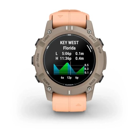 Смарт-годинник Garmin Descent G2 кольору палома з ремінцем кольору рожева мушля