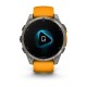 Смарт-годинник Garmin fenix 8 AMOLED (47 мм) Sapphire титан помаранчевий/графіт
