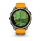 Смарт-годинник Garmin fenix 8 AMOLED (47 мм) Sapphire титан помаранчевий/графіт
