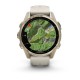 Смарт-годинник Garmin fenix 8 AMOLED (43 мм) Sapphire золотистий/туманно-сірий пісочний
