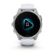 Garmin Fenix 8 AMOLED (43 мм) сріблястий/білий камінь