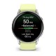 Смарт-годинник Garmin Venu 4 (45 мм) сріблястий з цитроновим силіконовим ремінцем