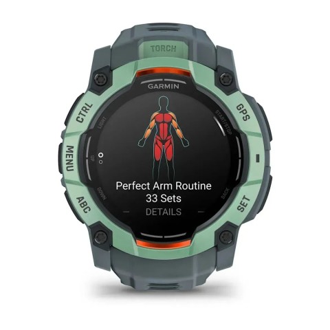 Смарт-годинник Garmin Instinct 3 (50 мм) AMOLED неотропік/сутінковий